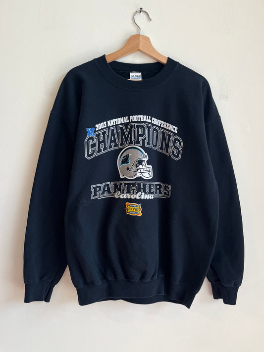 2003 Carolina Panthers Conference Champions Crewneck (L)