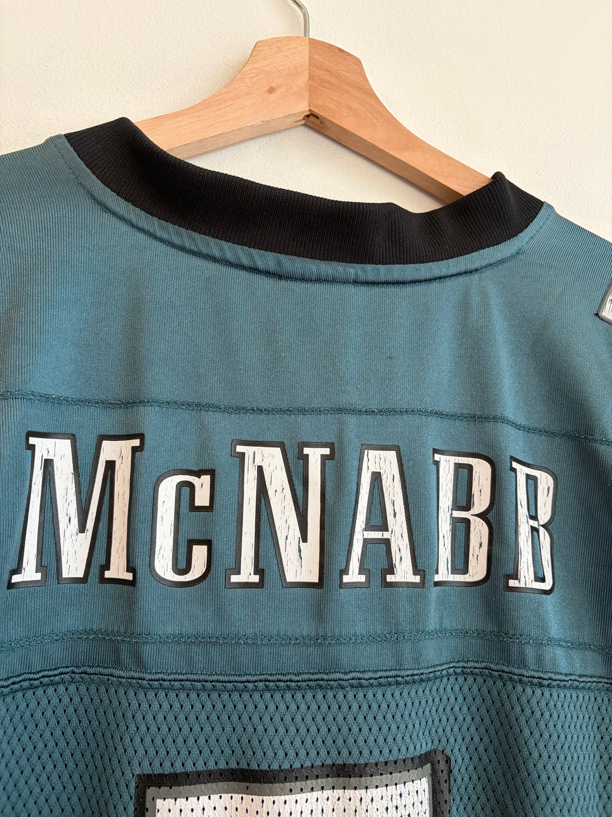 00s Philadelphia Eagles Donovan McNabb Cracked Reebok Jersey (M)