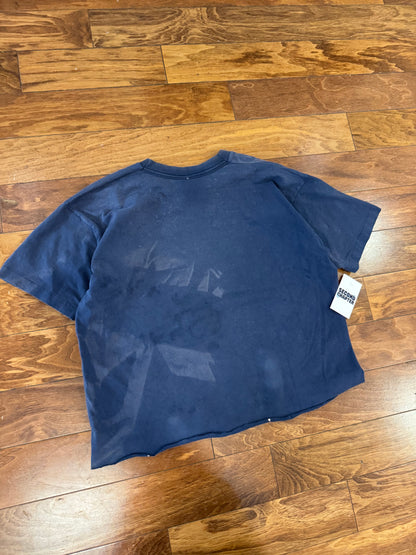 1996 Dallas Cowboys Thrashed Cropped Tee (M)