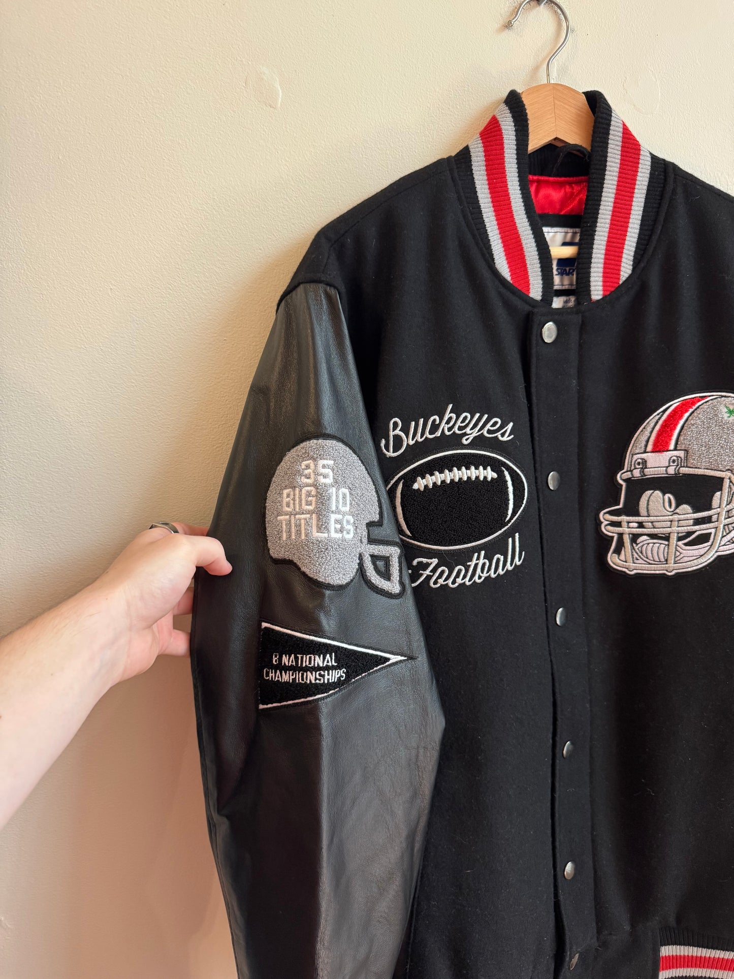 00s Ohio State Buckeyes Rick Ross Starter Jacket (L)