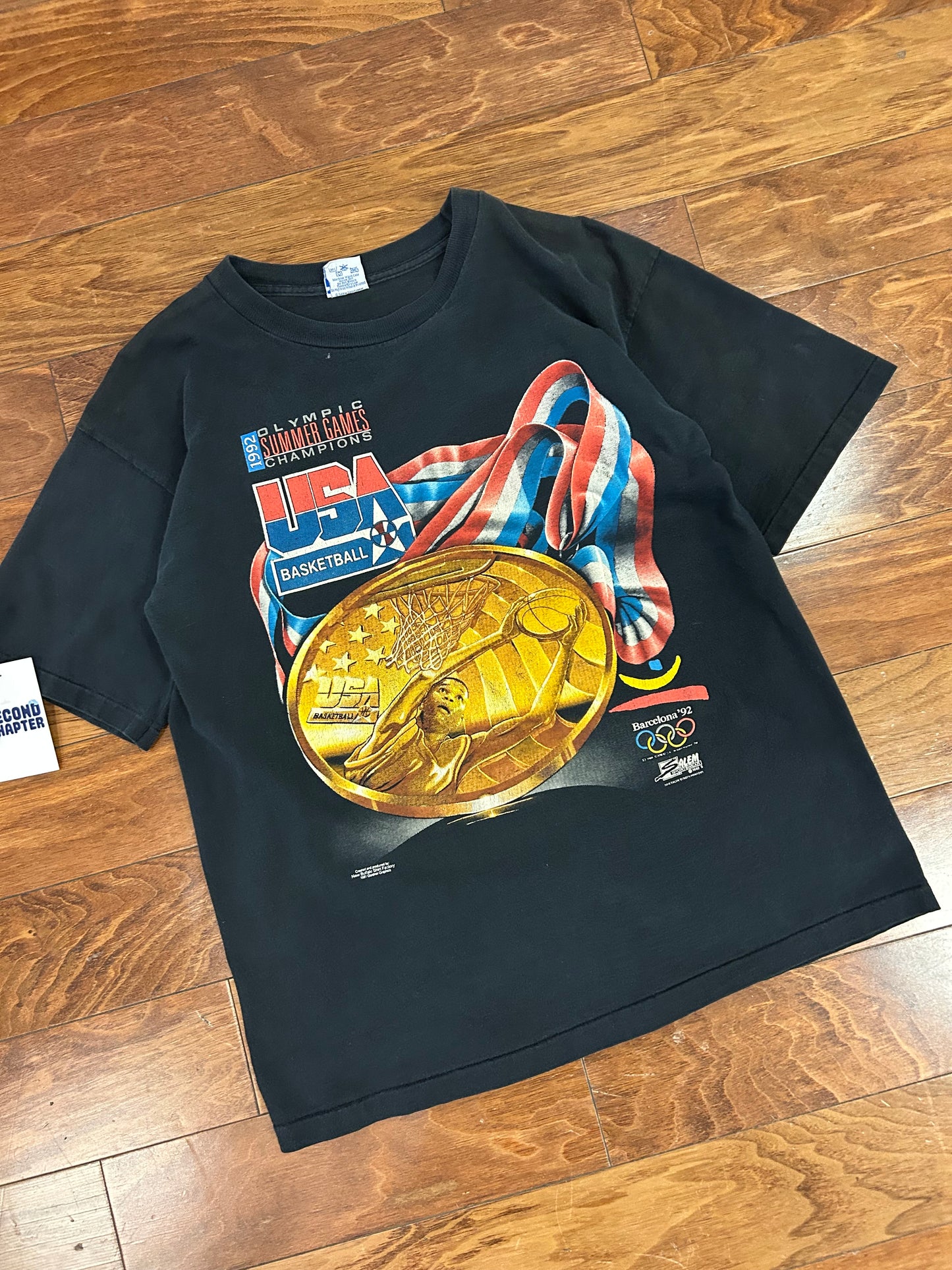 1992 USA Basketball Barcelona Olympics Vintage Tee (L)