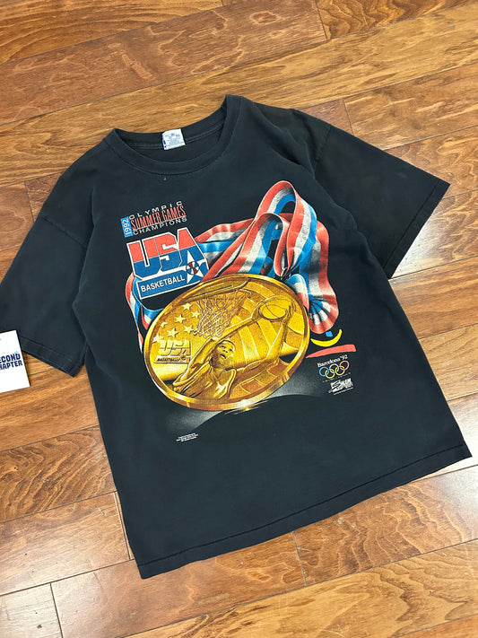 1992 USA Basketball Barcelona Olympics Vintage Tee (L)
