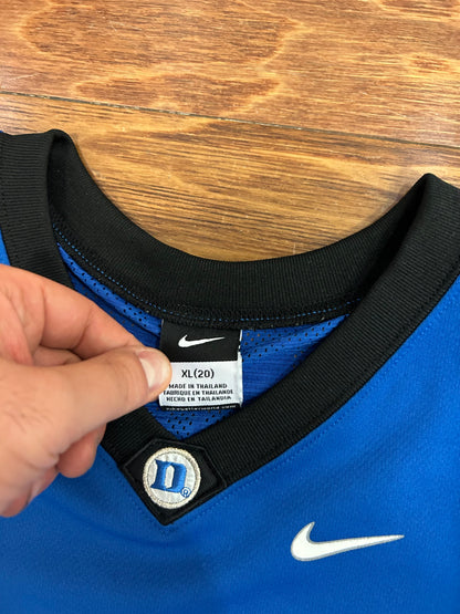 00s Duke #30 Nike Elite Basketball Jersey (Youth XL)