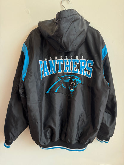 00s Carolina Panthers NFL Puffer Jacket (L)