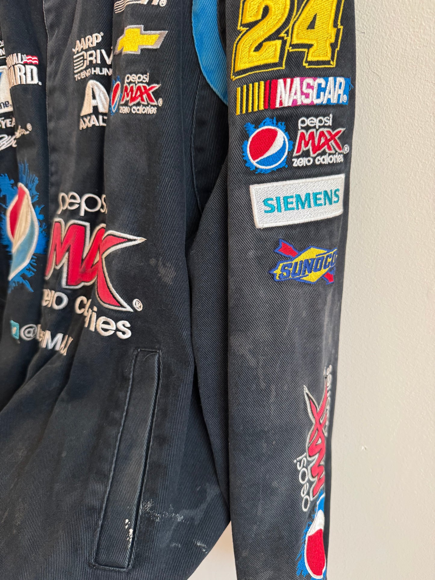 00s Pepsi Max Vintage Faded Nascar Racing Jacket (L)