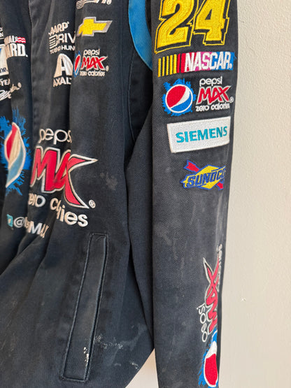 00s Pepsi Max Vintage Faded Nascar Racing Jacket (L)
