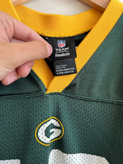 00s Green Bay Packers Aaron Rodgers Home Jersey (Youth XL)