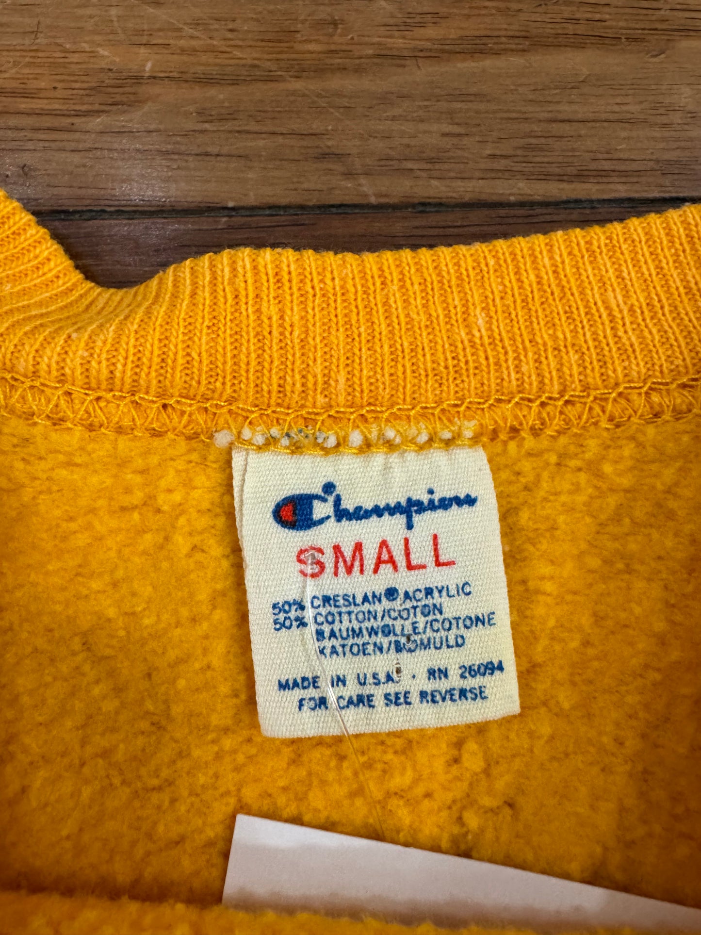 70s University Of Iowa Champion Vintage Crewneck (S)
