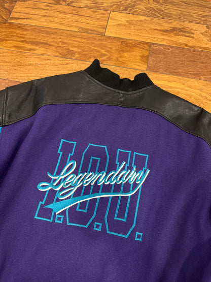 90s I.O.U Legendary Hornets Colored Vintage Jacket (L)