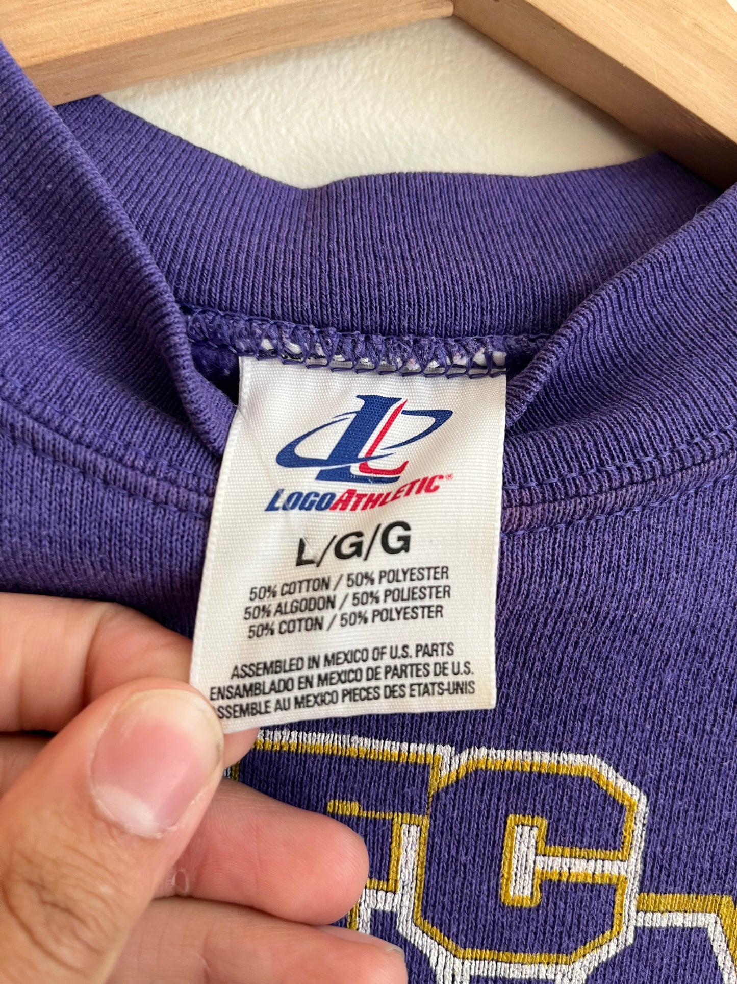 2001 Baltimore Ravens Helmet Graphic Super Bowl Crewneck (L)