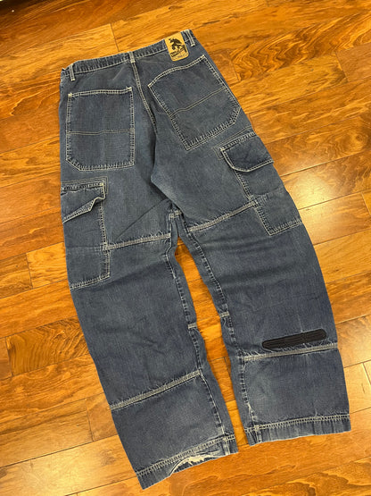 00s CSD Baggy Cargo Jeans (34 x 32)
