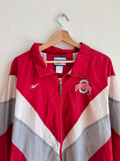 90s Ohio State (OSU) Vintage Reebok Windbreaker (XL)