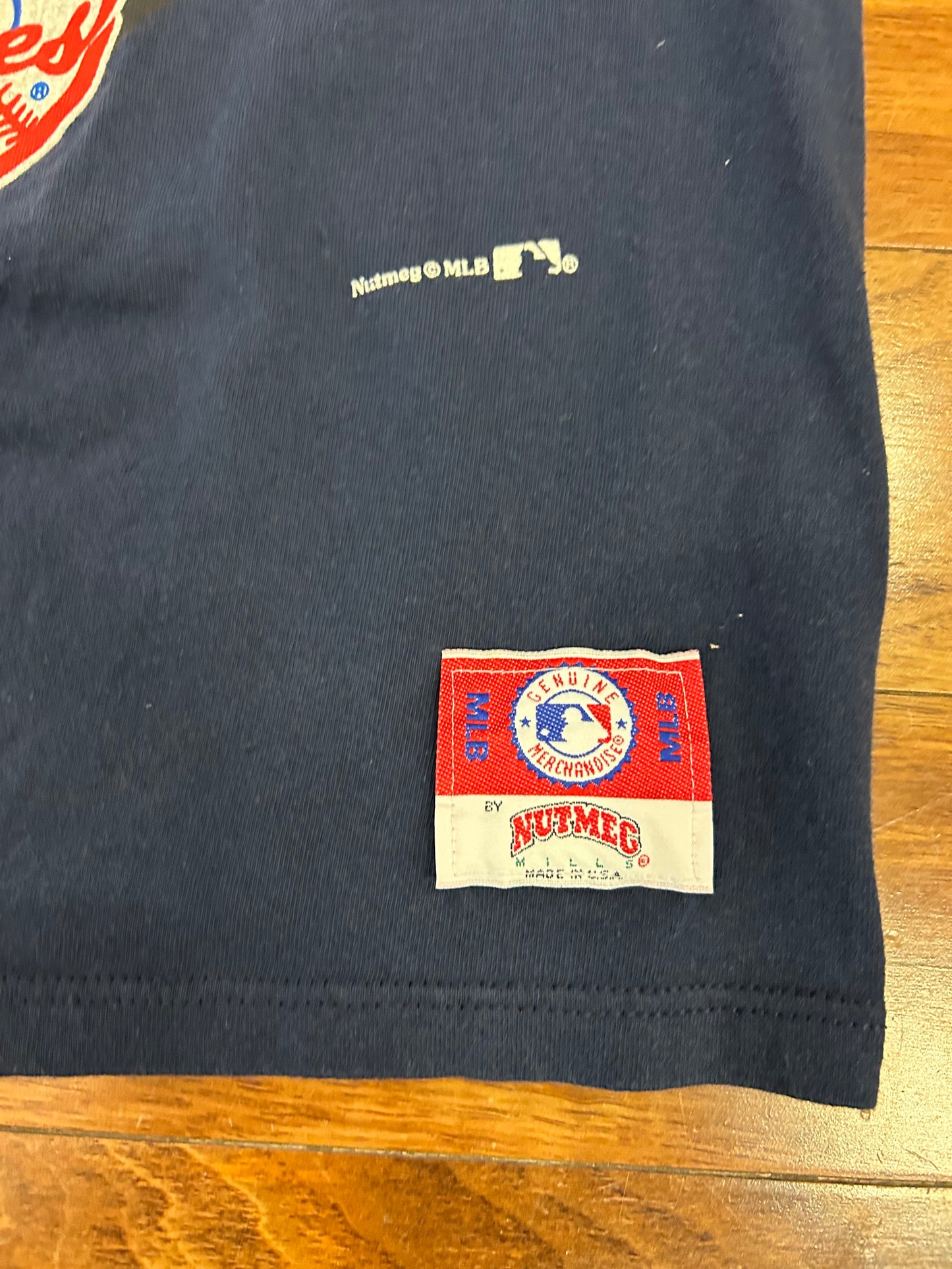 90s New York Yankees Nutmeg Tee (Youth L)