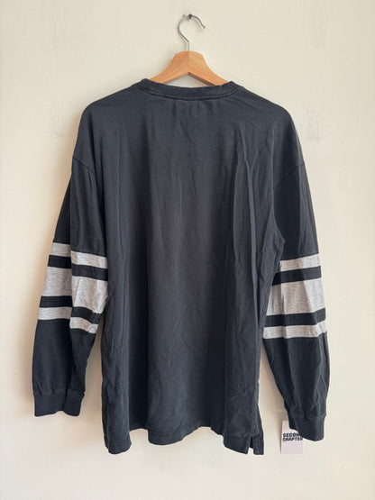 00s Carolina Panthers Cat Scratch Long Sleeve Shirt (L)
