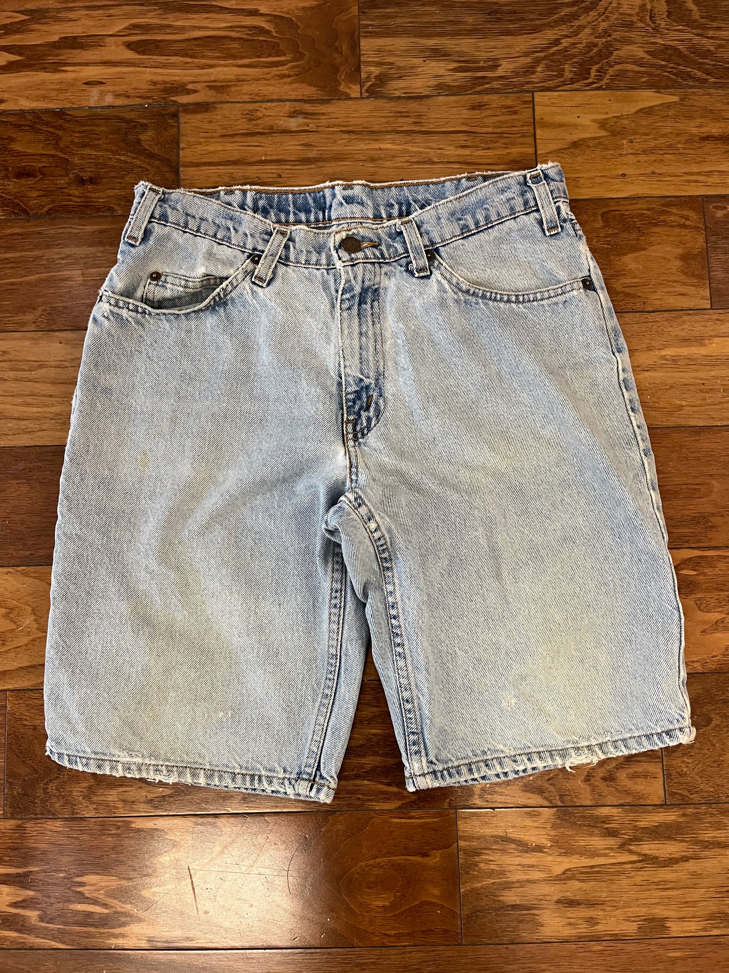 1995 Levi's 550 Orange Tab Shorts (32)