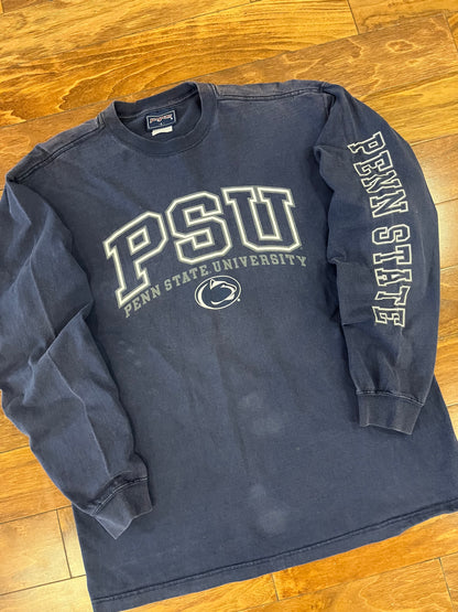 00s Penn State Faded Long Sleeve Shirt (L)