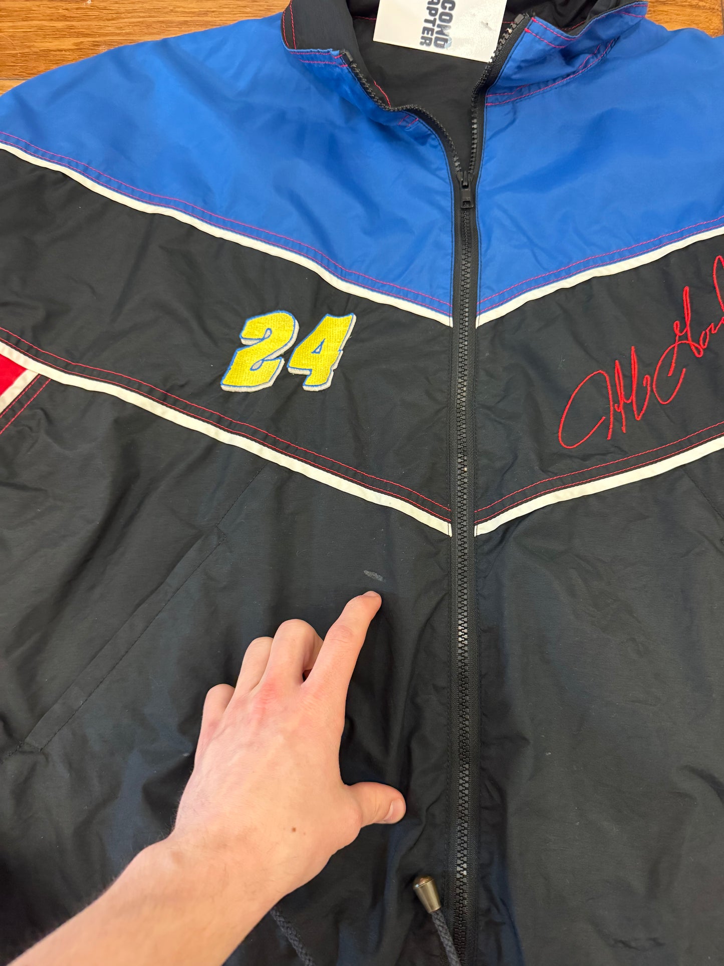 90s Jeff Gordon Nutmeg Nascar Windbreaker (L)
