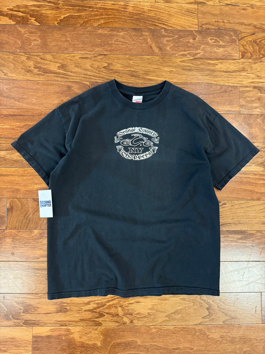 00s Orange County Choppers NY Pug Graphic Tee (XL)