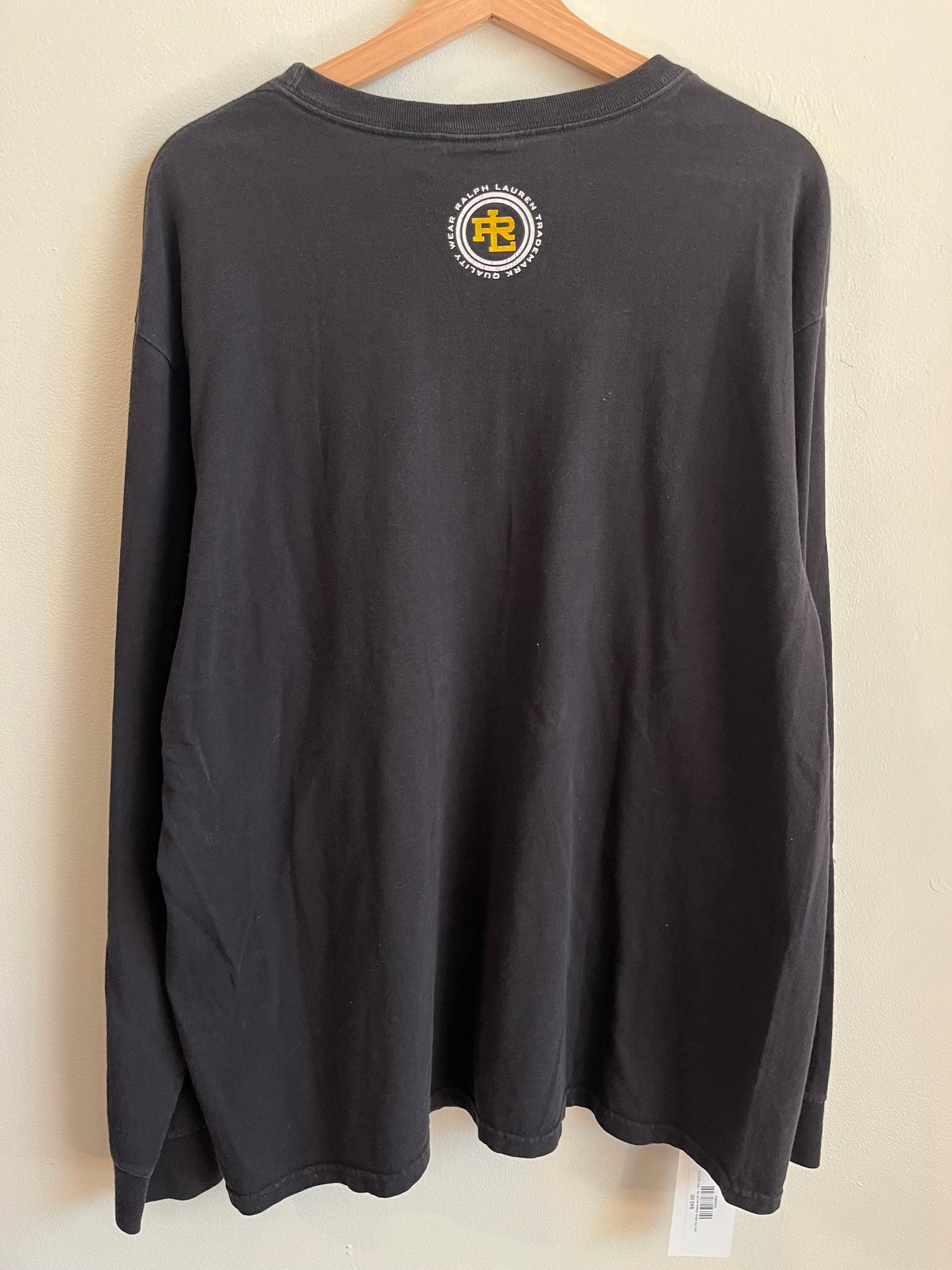 00s Polo Ralph Lauren Black Long Sleeve Shirt (XL)