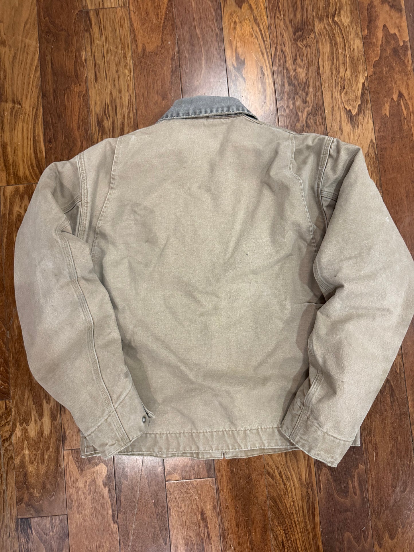 00s Carhartt Detroit Sand Faded Jacket (L)