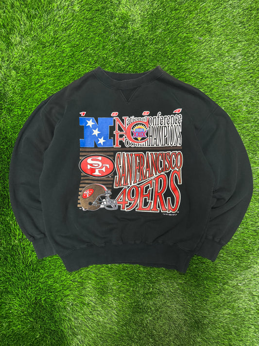 1994 San Francisco 49ers Vintage NFC Champs Crewneck (XL)