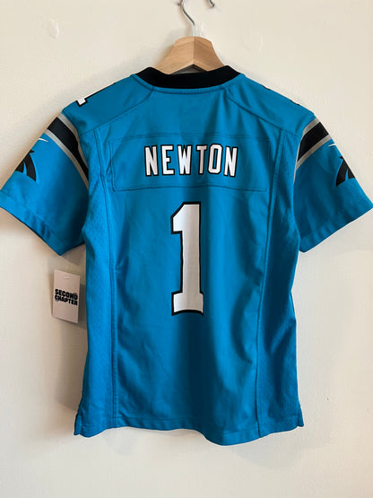 2015 Carolina Panthers Cam Newton Blue Nike Jersey (Youth M)