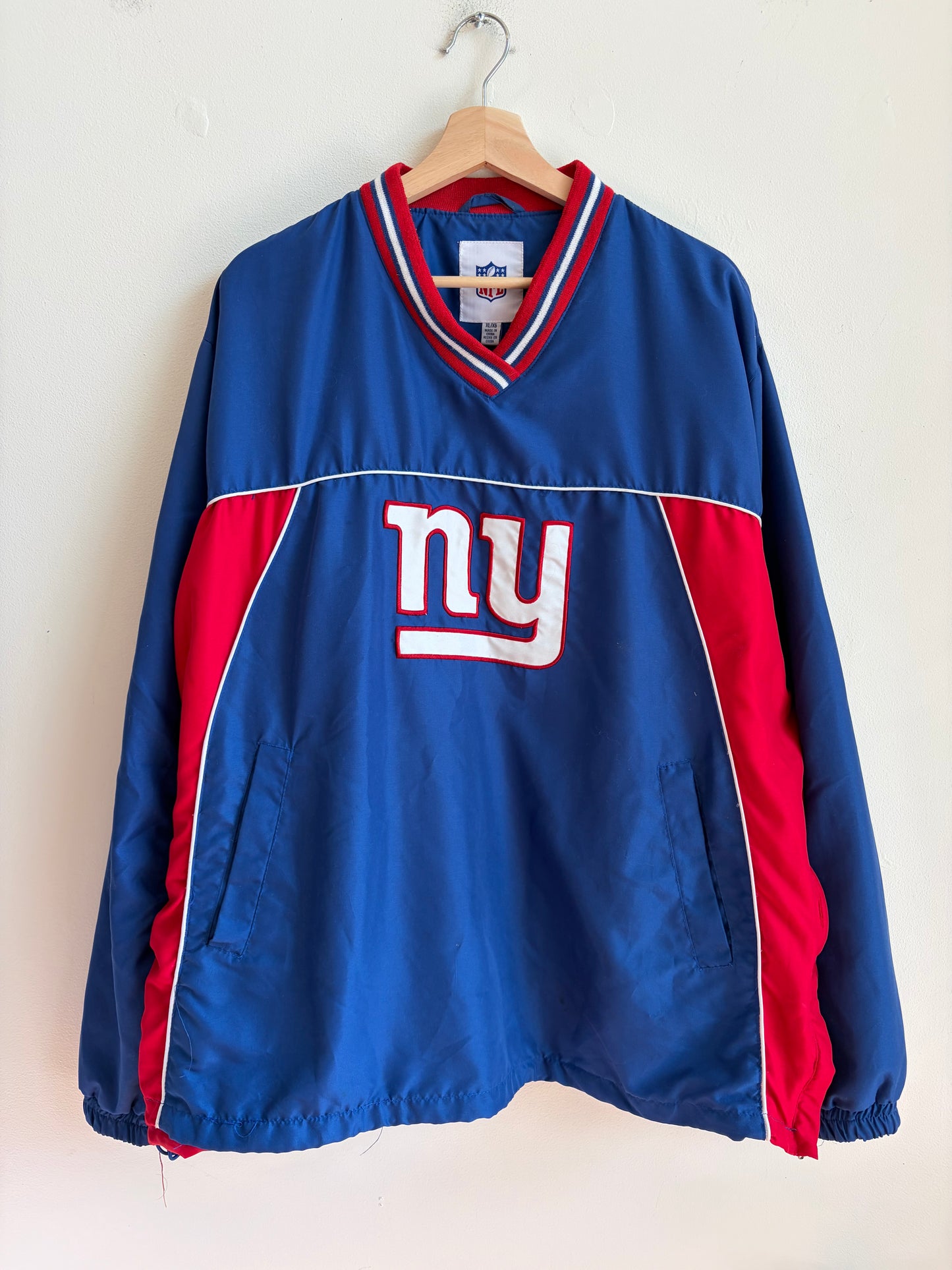 2000s New York Giants NFL Blue Windbreaker (XL)