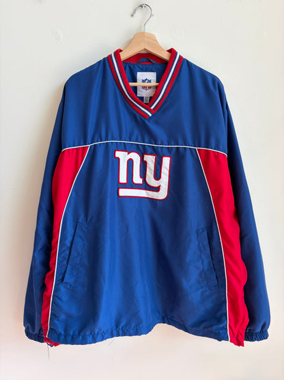 2000s New York Giants NFL Blue Windbreaker (XL)