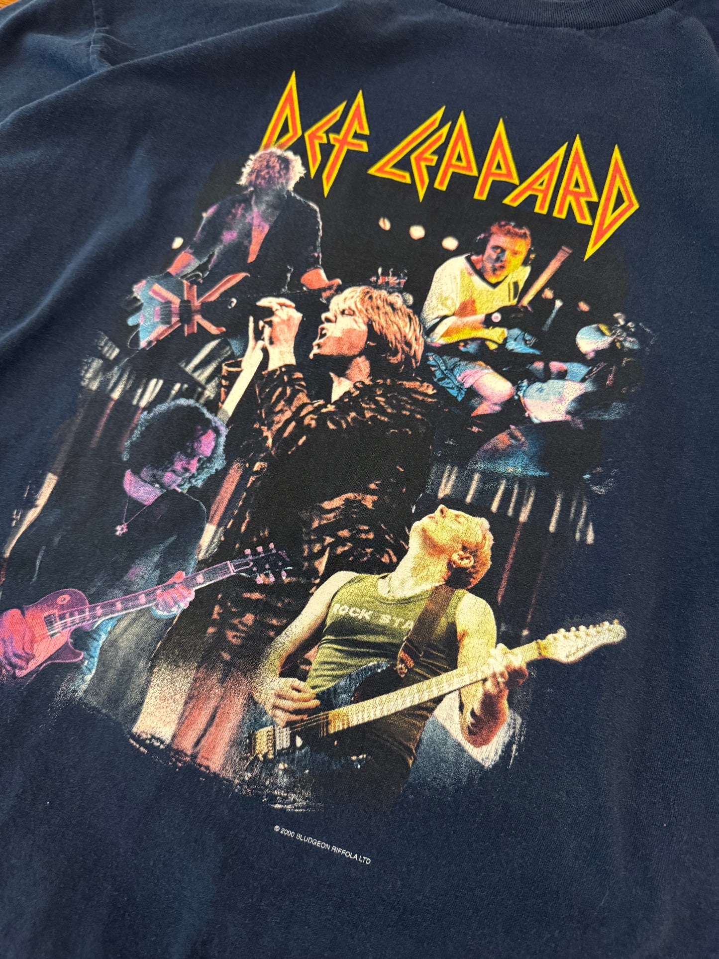 2000 Def Leppard "Euphoria" Rock Band Tour Tee (XL)
