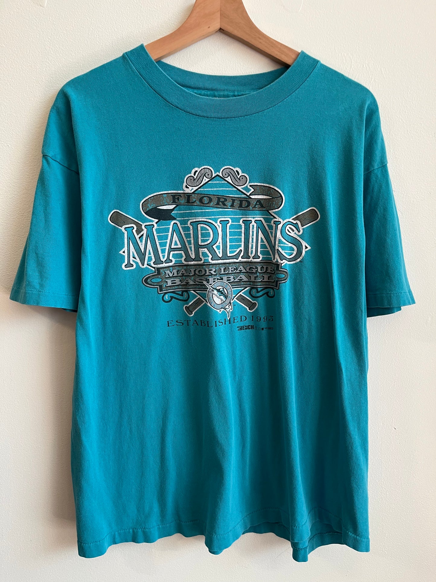 1993 Florida Marlins MLB Teal Tee (L)