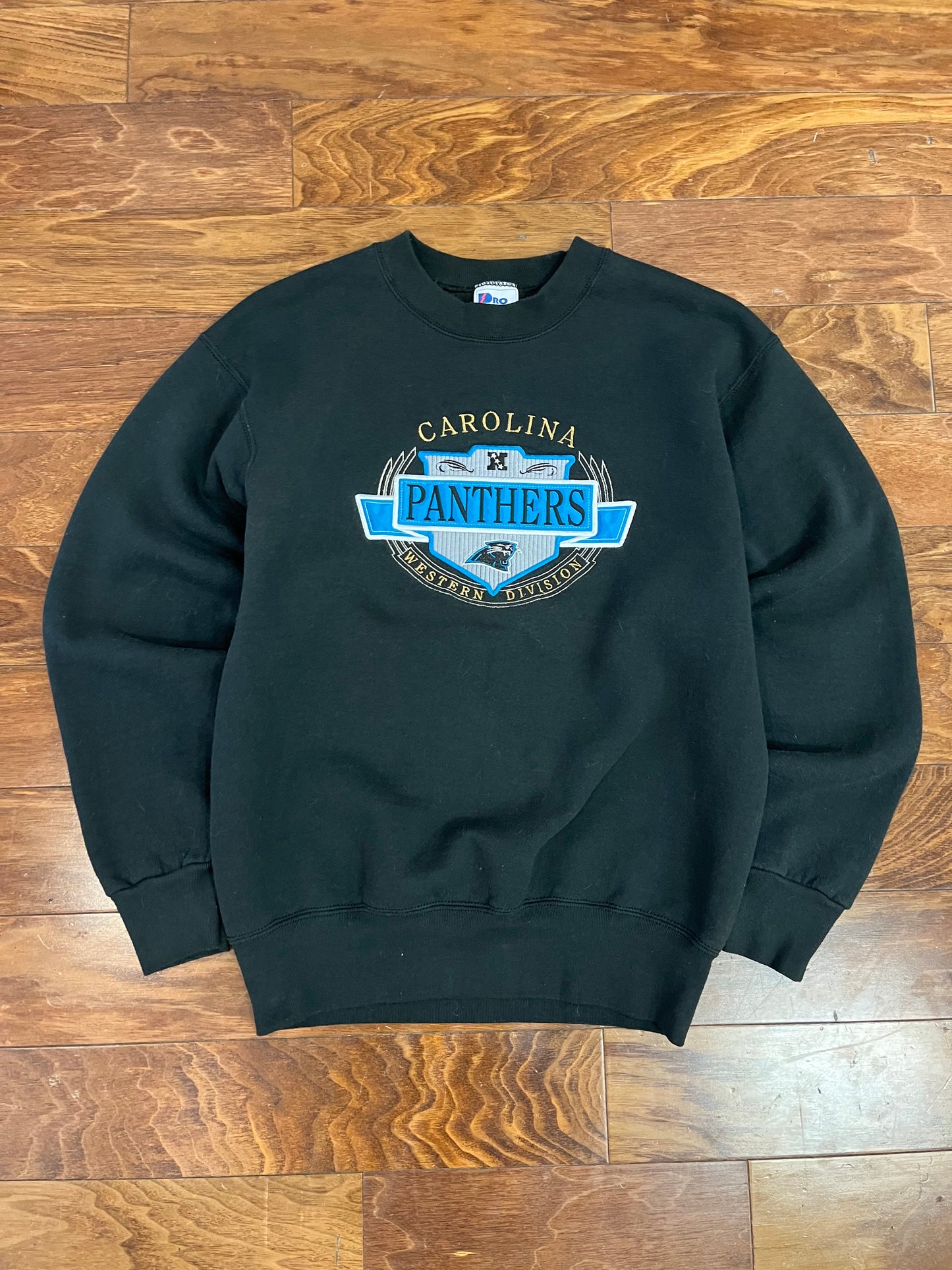 90s Carolina Panthers Pro Player Embroidered Crewneck (M)