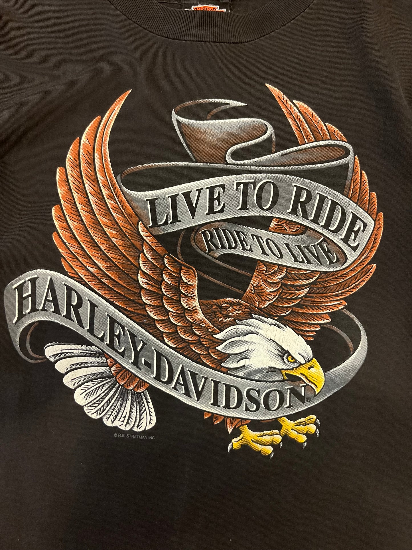 1992 Harley Davidson Michaels Santa Rose Graphic Tee (XL)