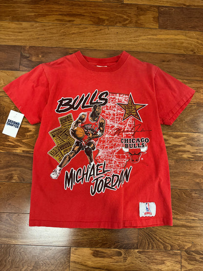 90s Michael Jordan Chicago Bulls Nutmeg Vintage NBA Tee (M)