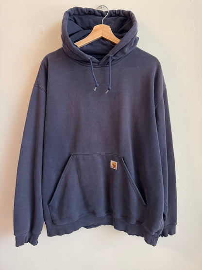 00s Carhartt Faded Essential Blue Hoodie (XL)