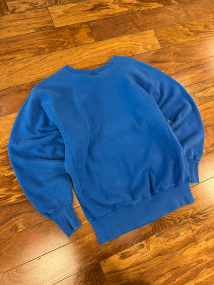 90s Champion Blue Reverse Weave Vintage Crewneck (L)