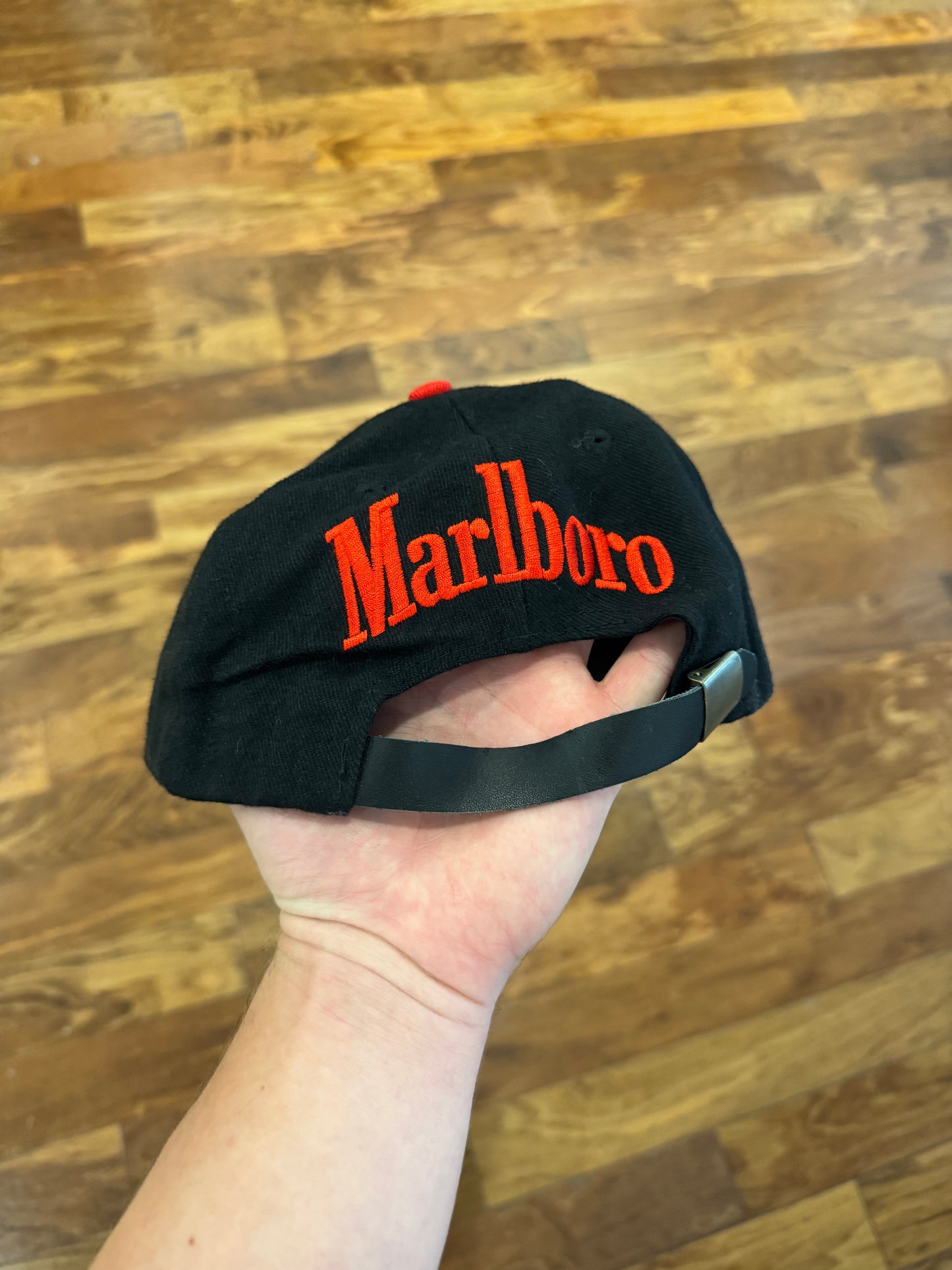 90s Marlboro Adventure Team Snake Pass Graphic Stap Hat (OS)