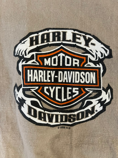 2008 Harley Davidson Roanoke Beige Tee (XL)