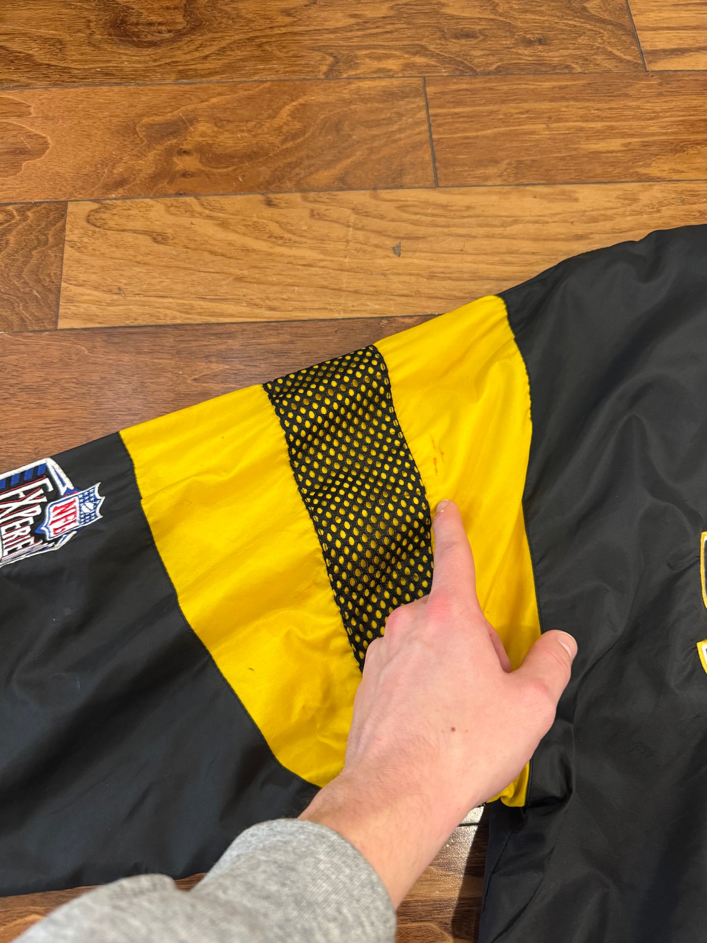 90s Pittsburgh Steelers Pro Player Vintage Windbreaker (L)