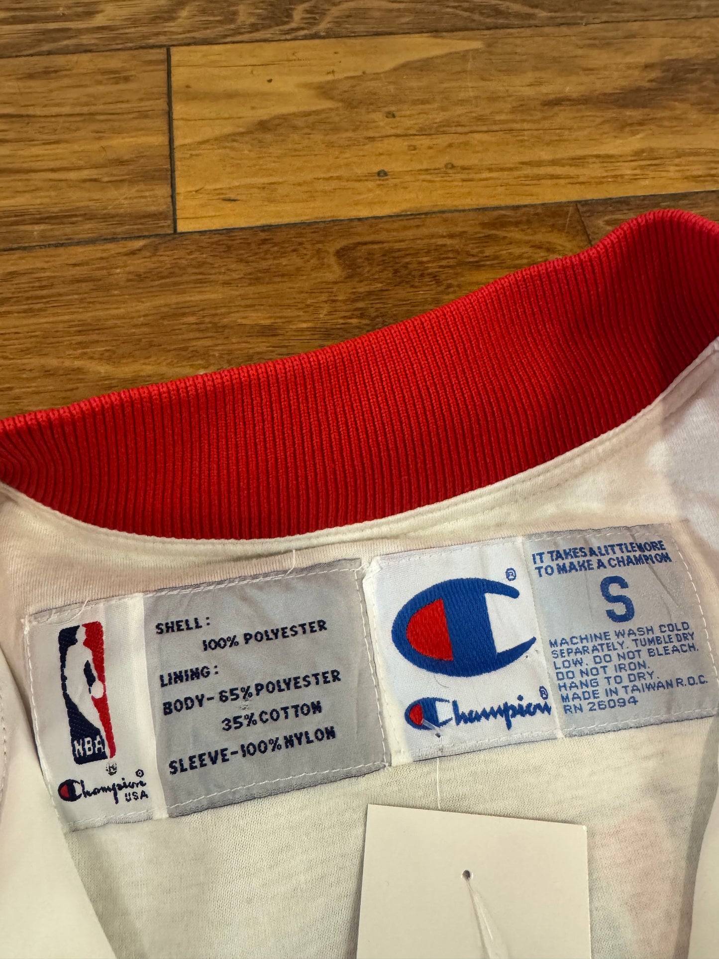 90s 76ers Vintage NBA Champion Warm Up Windbreaker Jacket (S)