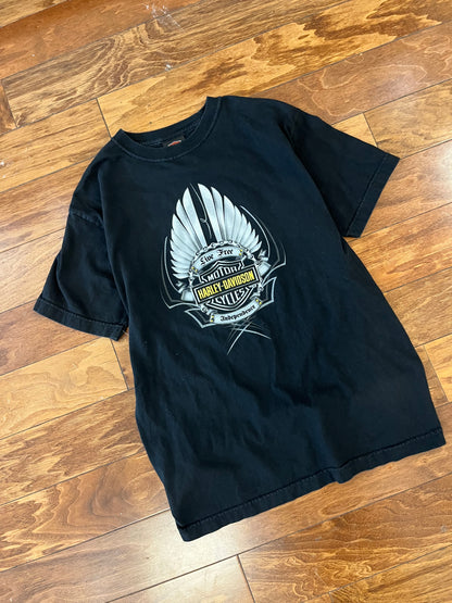 2008 Harley Davidson Statesville Black Tee (M)