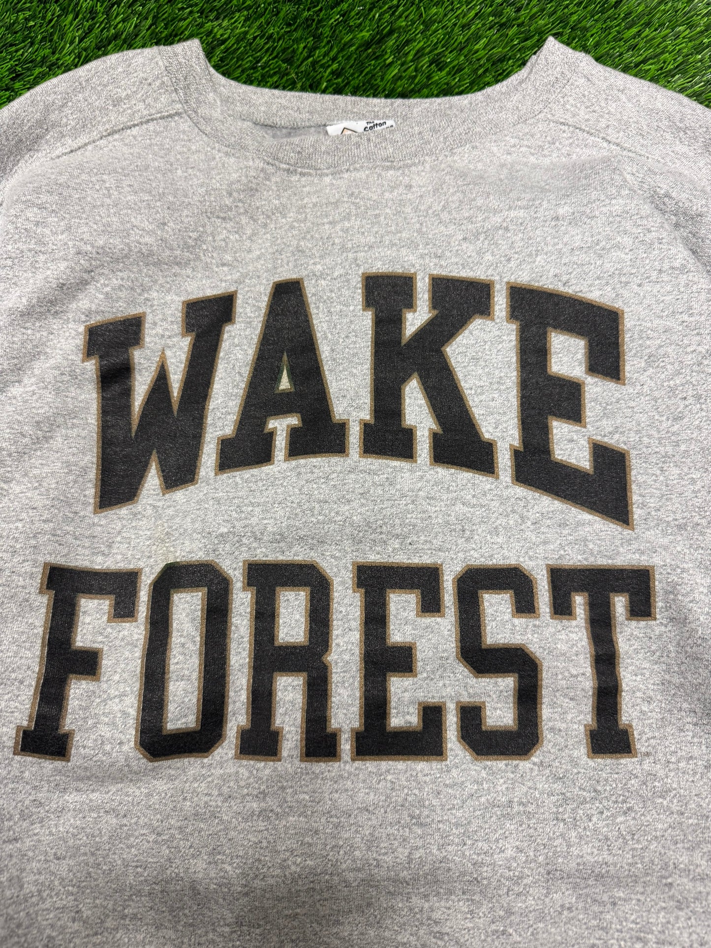 00s Wake Forest University Spell Out Vintage Crewneck (L)