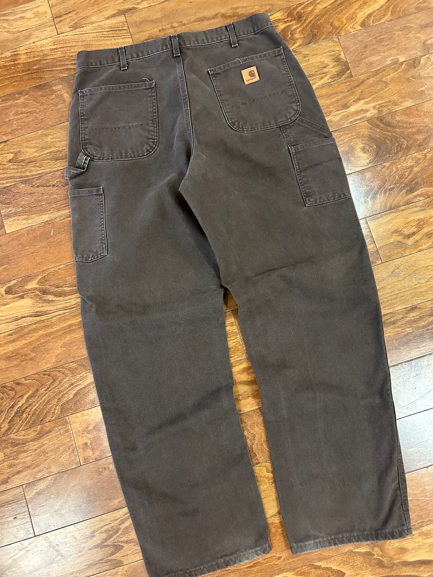 2014 Carhartt Mocha Carpenter Pants (36 x 34)