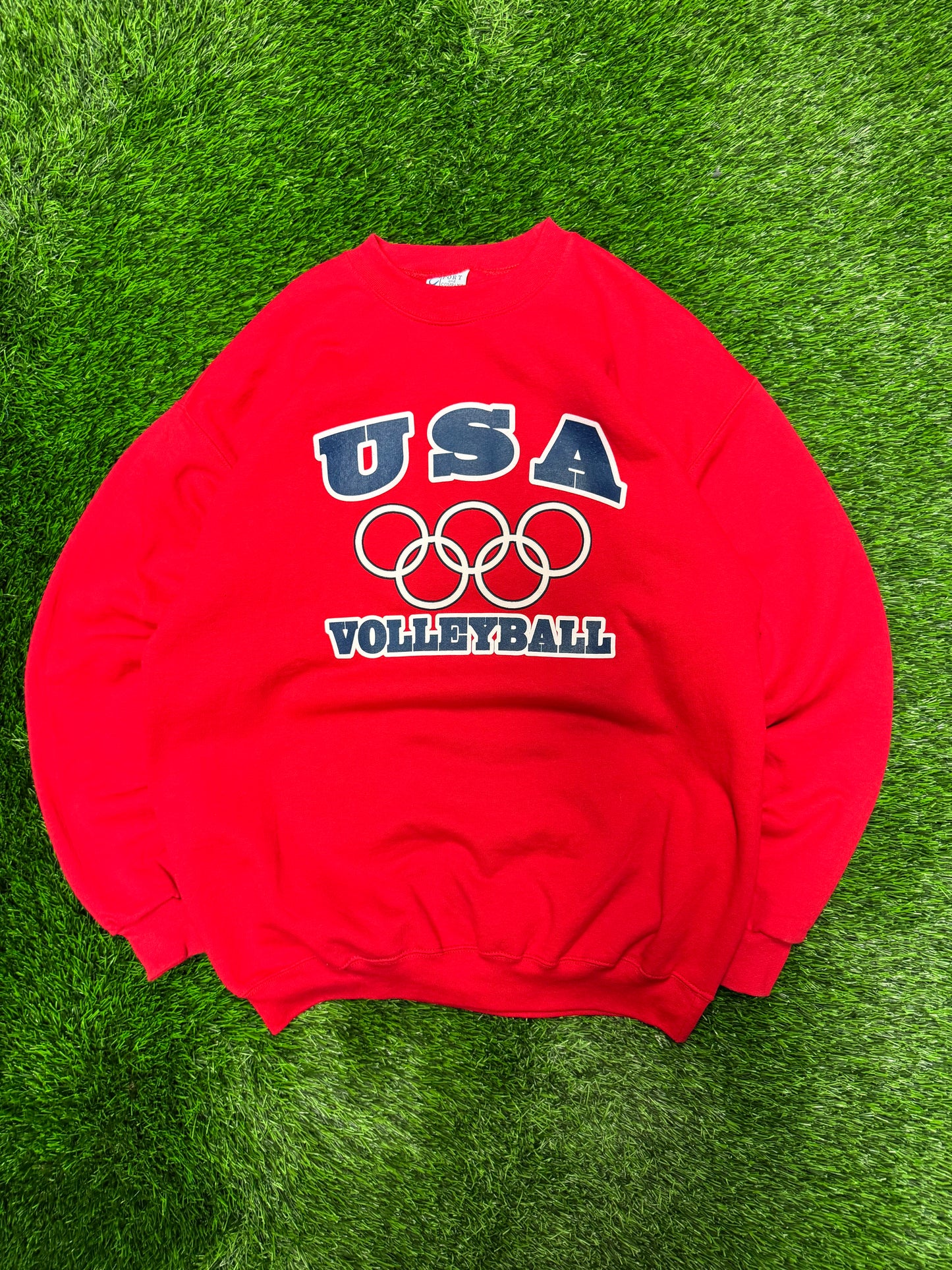 00s USA Volleyball Front/Back Vintage Crewneck (L)