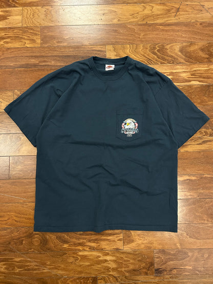 2012 Harley Davidson Sturgis Mount Rushmore Blue Pocket Tee (XXL)