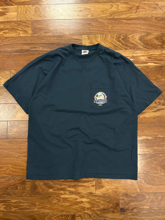 2012 Harley Davidson Sturgis Mount Rushmore Blue Pocket Tee (XXL)