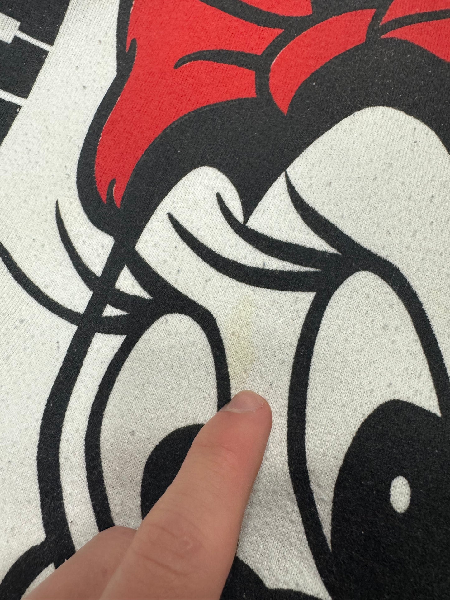 80s Minnie Mouse Vintage Disney AOP Crewneck (XL)