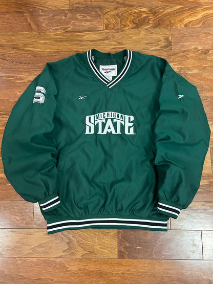 90s Michigan State Vintage Reebok Windbreaker (M)