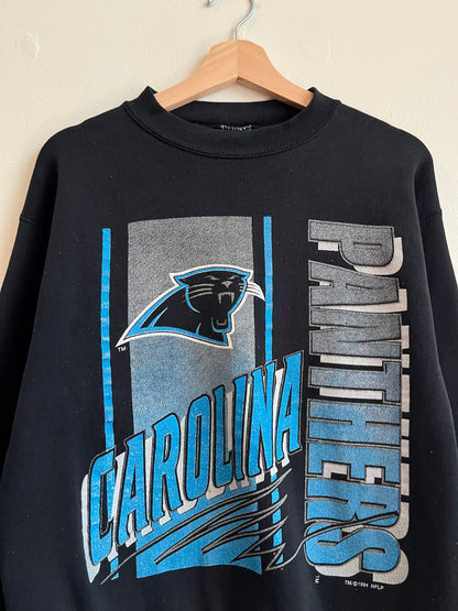 1994 Carolina Panthers Logo 7 Spell Out Crewneck (M)