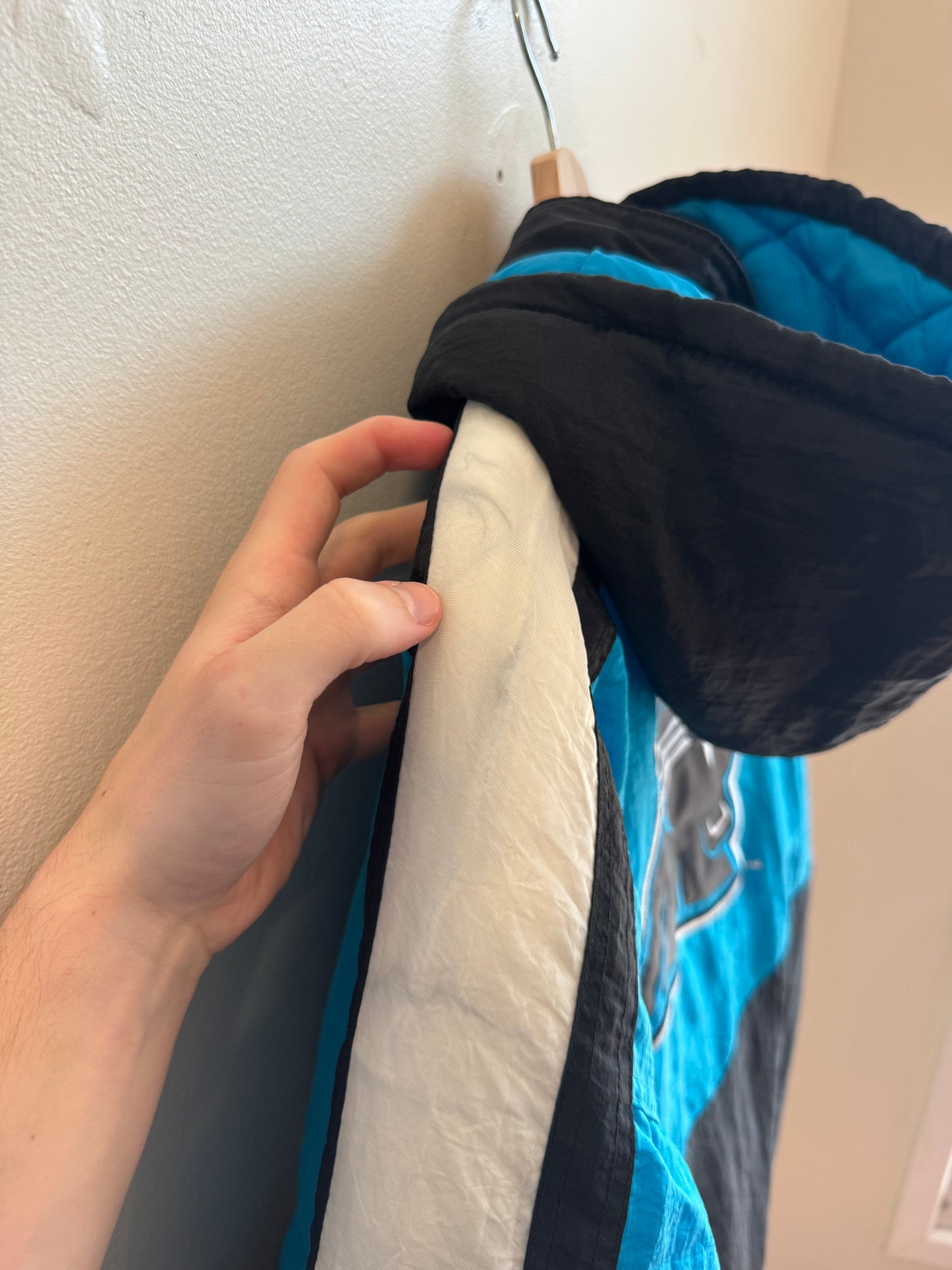 90s Carolina Panthers Reebok Pro Line Puffer Jacket (XL)