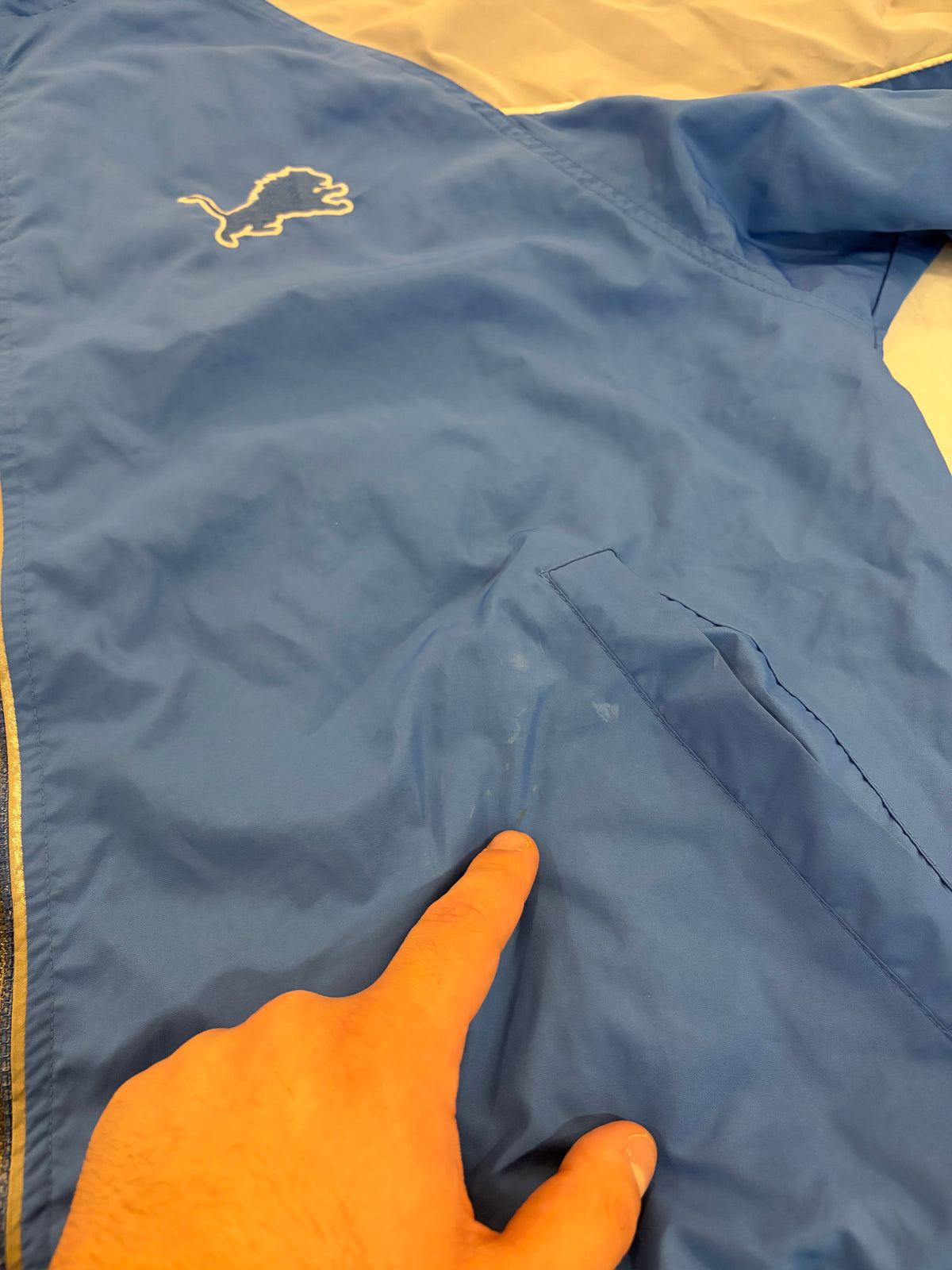 00s Detroit Lions Puma Windbreaker (XL)